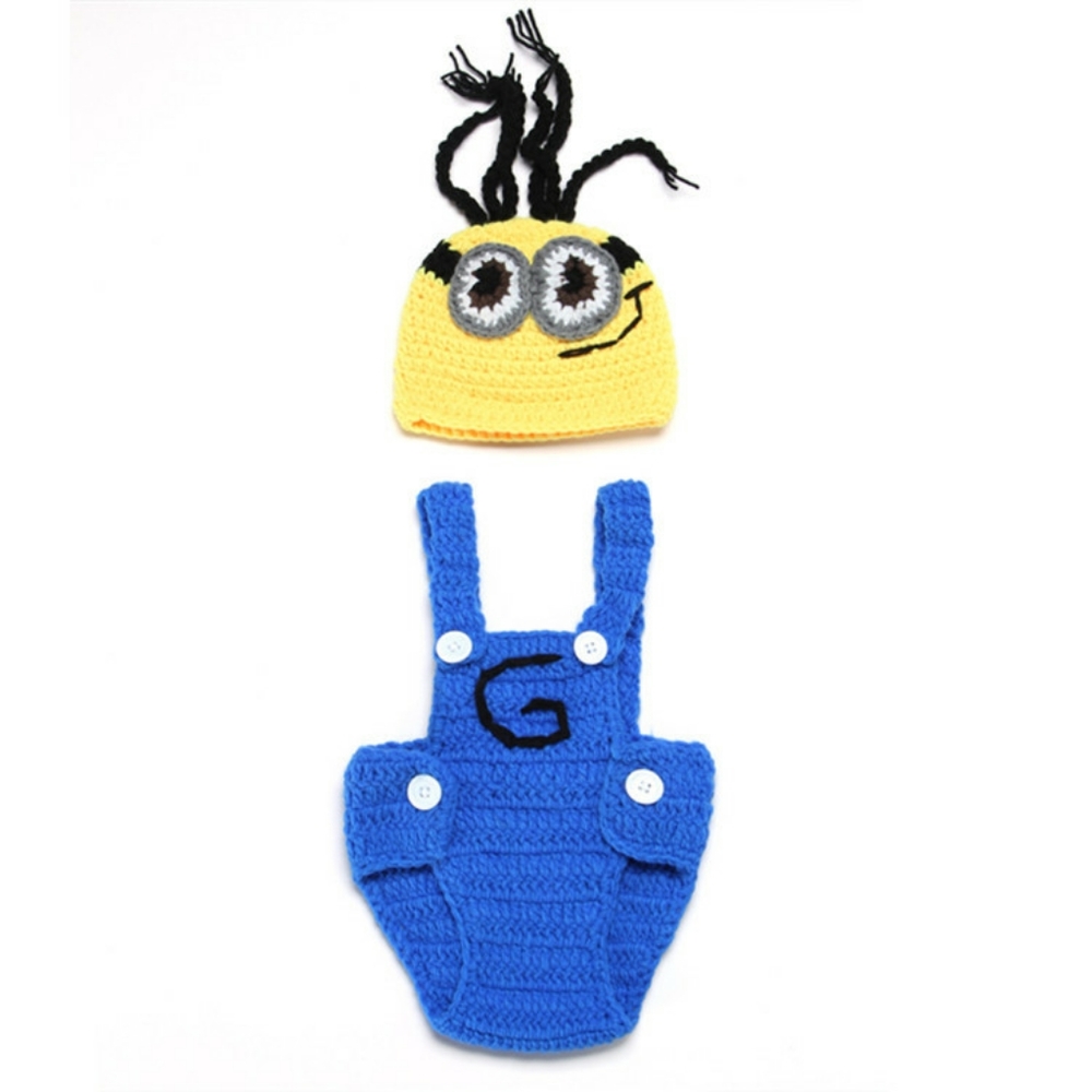 Minion Baby prop dress for kids 0-6 months